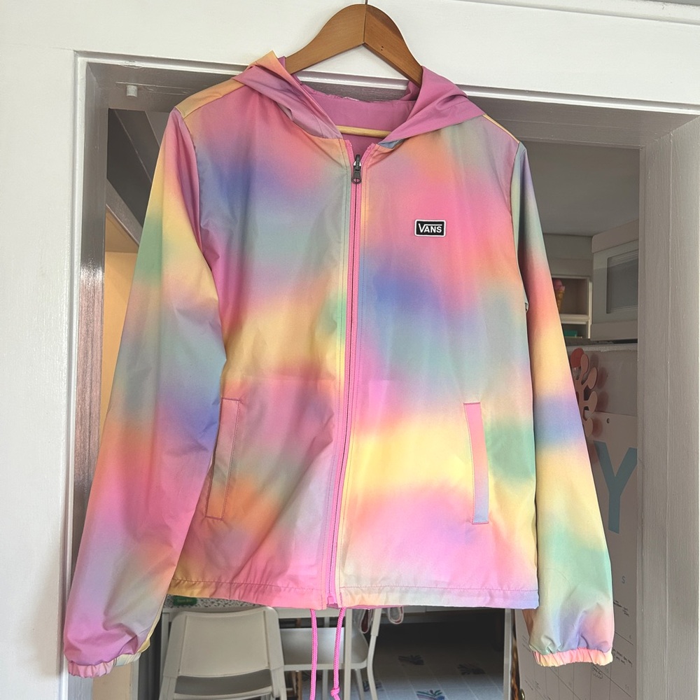Vans spring reversible windbreaker jacket